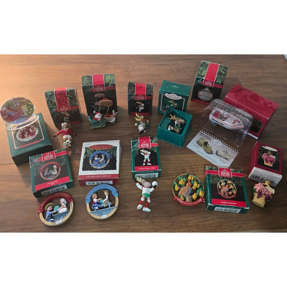 Hallmark Keepsake‎ Ornaments Lot Mixed Collection Christmas Holiday Vintage